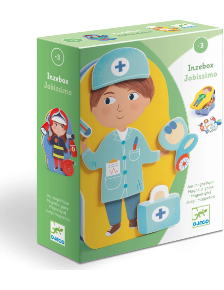 Inzebox Jobissimo magnètic Djeco | Joc magnètic de professions
