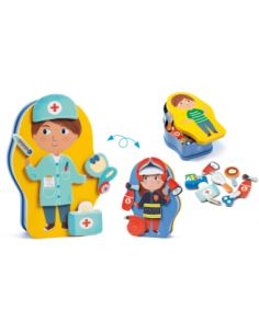 Inzebox Jobissimo magnético Djeco | Juego magnético de profesiones 2