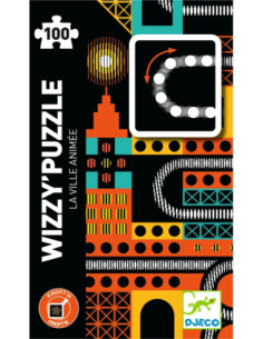 Wizzy Puzzle La ciutat animada de DJECO