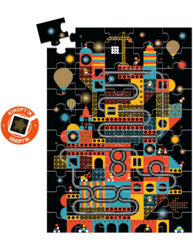 Wizzy Puzzle La ciutat animada de DJECO