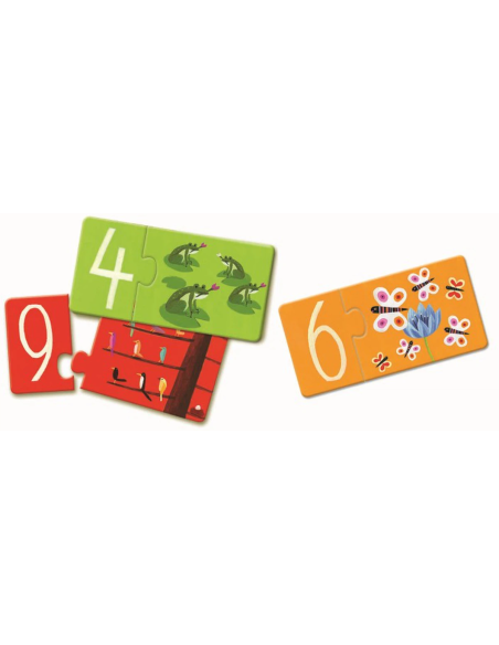 Puzle duo números de DJECO