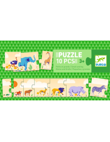Puzzle Petits i Grans | Trencaclosques evolutiu de mides