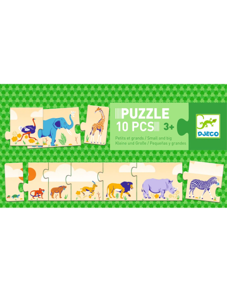 Puzzle Petits i Grans | Trencaclosques evolutiu de mides