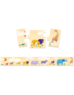 Educatius puzle petits i grans de DJECO 2