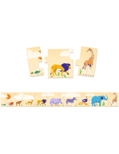 Educatius puzle petits i grans de DJECO