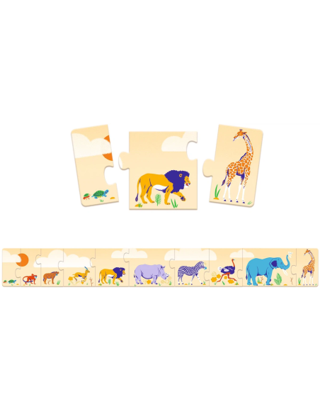 Educatius puzle petits i grans de DJECO