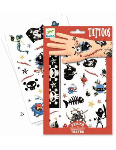Tatuatges Pirates | Tatuatges temporals infantils