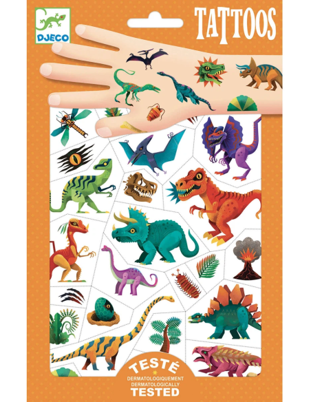 Tatuajes Dinosaurios | Tatuajes temporales infantiles