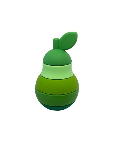 Pera apilable de silicona | Juguete sensorial para bebés